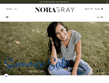 Tablet Screenshot of nora-gray.com